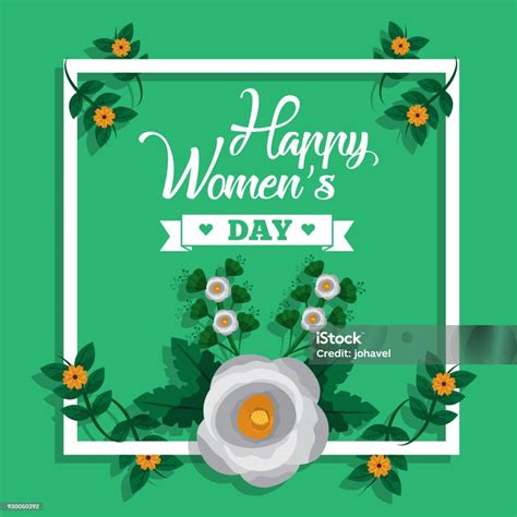 Happy Womens Day Card Stock Illustration Download Image Now Adult