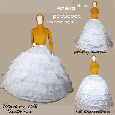 Jual Petticoat Pengembang Rok Grade A Petikut Shopee Indonesia