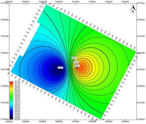 12 Average Velocity Map Of The Tangaroa Horizon Velocity From 2467 To