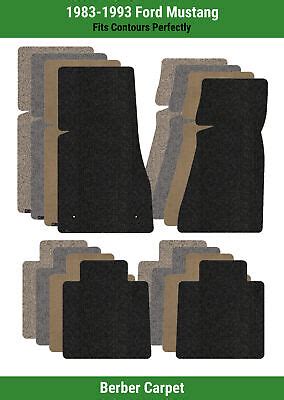 Lloyd Berber Front Rear Row Carpet Mats For Ford Mustang Ebay