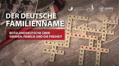 Der Deutsche Familienname Russlanddeutsche Ber Sibirien Familie Und