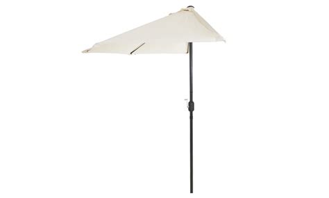 Pure Garden Half Round Patio Umbrella Groupon