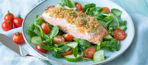 Salade Met Zalm Uit De Oven LeukeRecepten