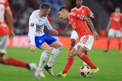 Benfica empata Rangers na primeira mão dos oitavos de final da Liga