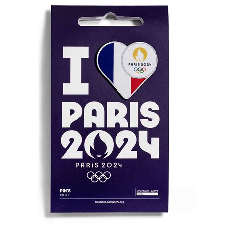 Paris 2024 Olympics France Pin Badge