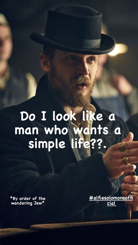 Alfie Solomons Peaky Blinders Peaky Blinders Quotes Joker Quotes