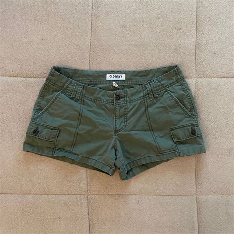 2000s Low Rise Fairygrunge Cargo Green Shorts Depop Dream Clothes Clothes Fashion Outfits