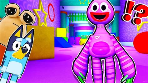 Bluey Pou Escape Evil Worm Daycare Youtube