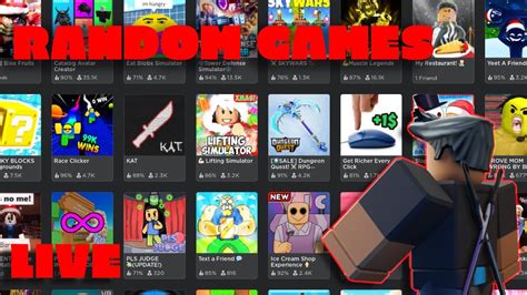 Dgs Roblox Random Games🔴live🔴 Youtube