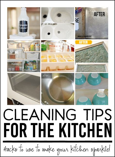 Cleaning Tips for the Kitchen