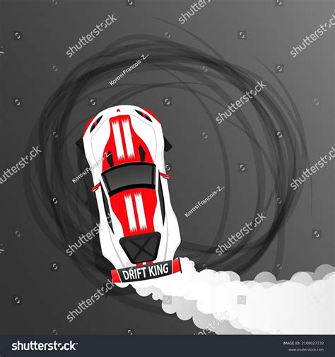 Racing Car Top View Drifting Car Stock Vector (Royalty Free) 2108027732 | Shutterstock