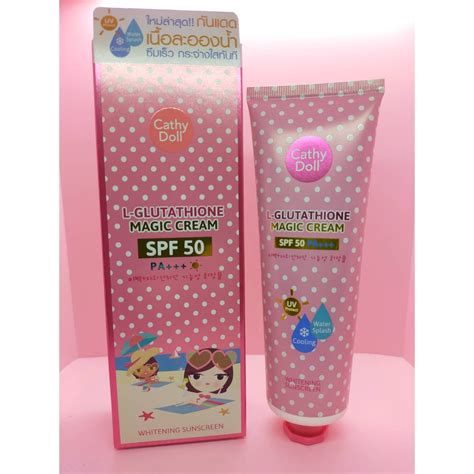 Cathy Doll Whitening Sunscreen L Glutathione Magic Cream Spf Pa