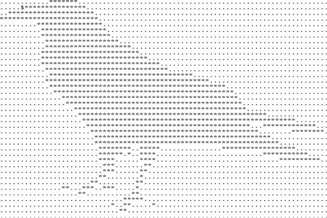 Raven Ascii Art Svg Eps Graphic By Mappingz Creative Fabrica