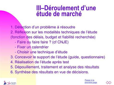 PPT Létude de marché dans la création dentreprise PowerPoint