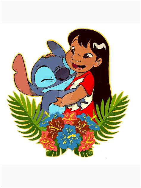 Lilo And Stitch Poster For Sale By Design Busuk Redbubble