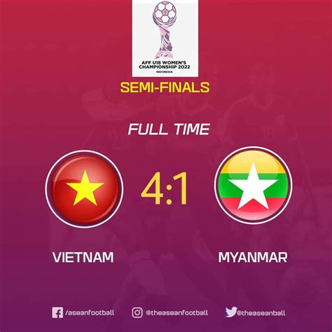 ASEAN FOOTBALL On Twitter AFF U18 WOMEN S CHAMPIONSHIP 2022 SEMI