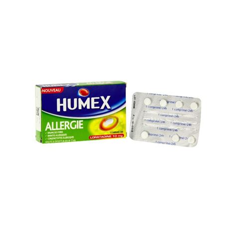 Humex Allergie 10 mg 7 Comprimés