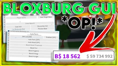 NEW Roblox Bloxburg Script Hack Auto Farm Auto Build Unlock All