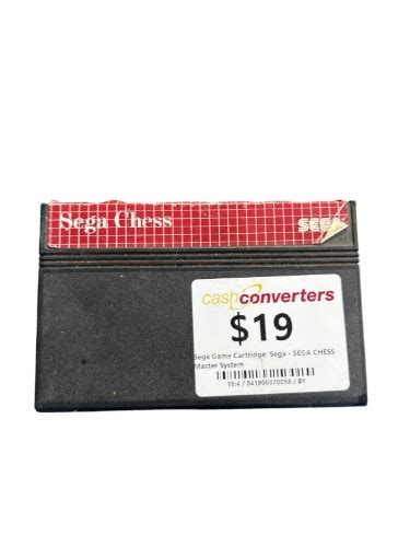 Sega Chess Master System 041900370058 Cash Converters