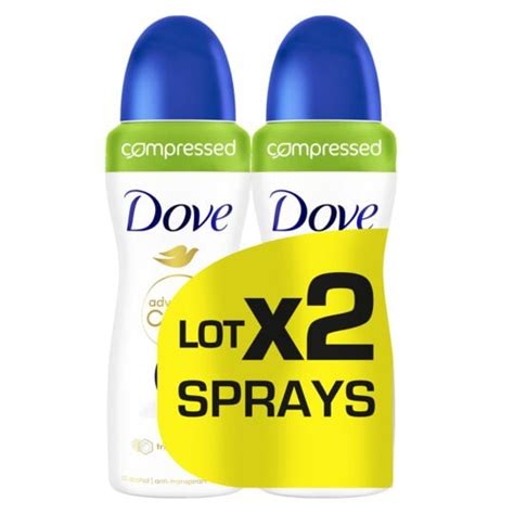 Déodorant Anti Transpirant Original Advanced Care Dove Le Lot De 2 Sprays à Prix Carrefour