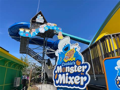 Cookies Monster Mixer Sesame Place San Diego Open Coaster