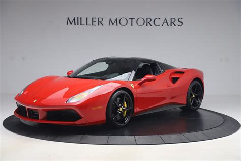 Pre Owned 2018 Ferrari 488 Spider For Sale Miller Motorcars Stock