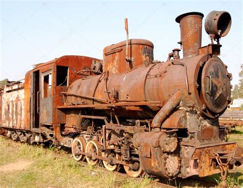 Download Old Rusty Steam Locomotive — Stock Image 1257764 In 2022