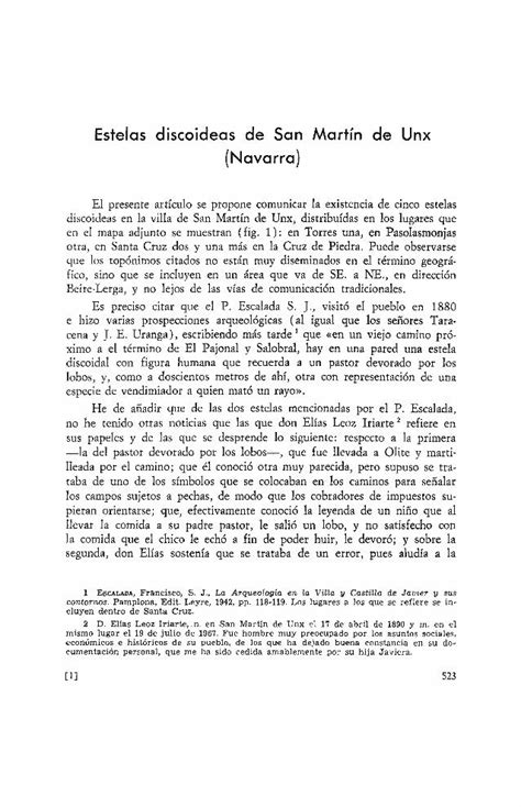 PDF Estelas Discoideas De San Martin De Navarra Analizar La