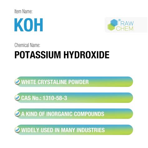 Food Grade Potassium Hydroxide Ethanolic KOH 95 1310 58 3 And Potash Lye