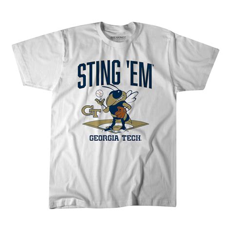 Georgia Tech Yellow Jackets Sting Em' Baseball T-Shirt – Georgia Tech