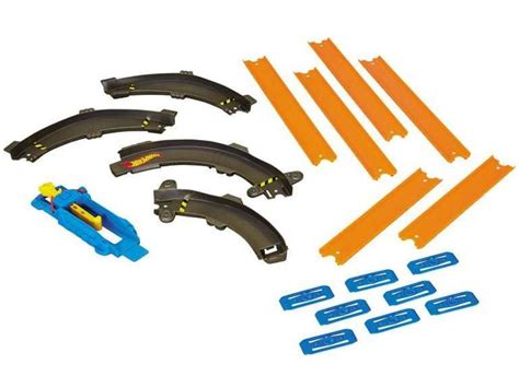 Hot Wheels Track Builder Conectores Curvas Essenciais Mattel Pistas Magazine Luiza
