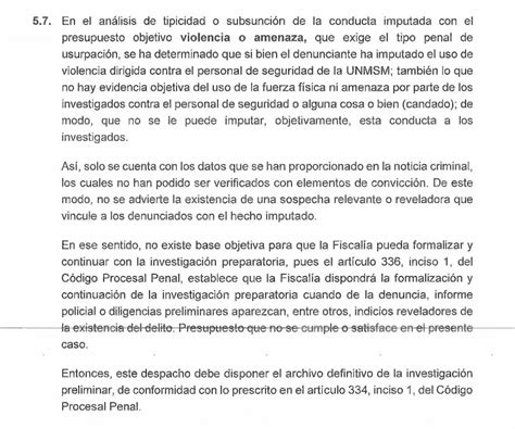 San Marcos Apela Contra El Archivamiento Fiscal Que Determinó No