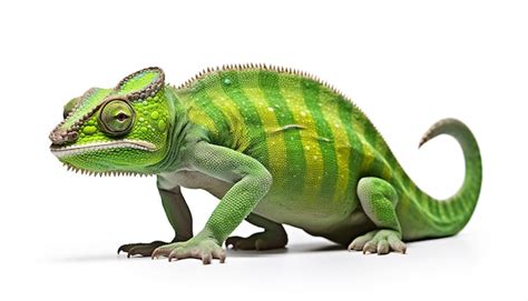 Premium Photo Chameleon Isolated On White Background
