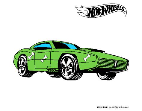 Dibujo De Hot Wheels Pintado Por En Dibujos Net El D A A Las