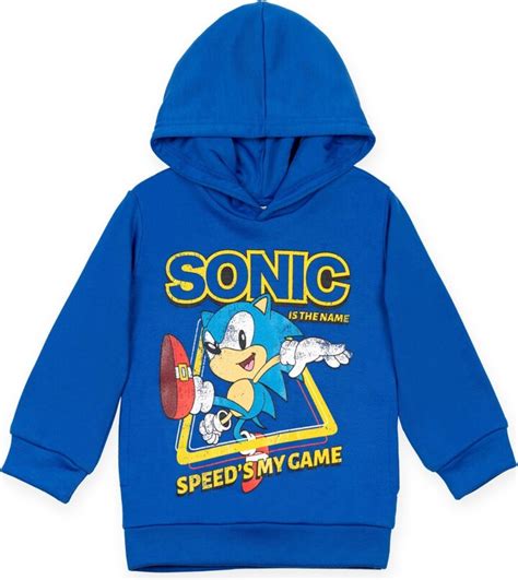 Sega Sonic The Hedgehog Tails Knuckles Hoodie Little Kid To Big