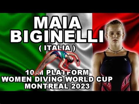 Women S Diving Highlight Maia Biginelli Ita Women Diving World