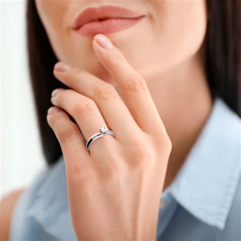 Bague Solitaire Or Diamant Laboratoire Ct