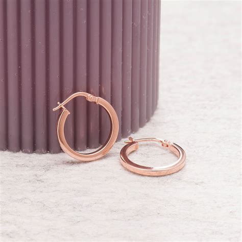 Thick Silver Hoop Earrings Loel And Co
