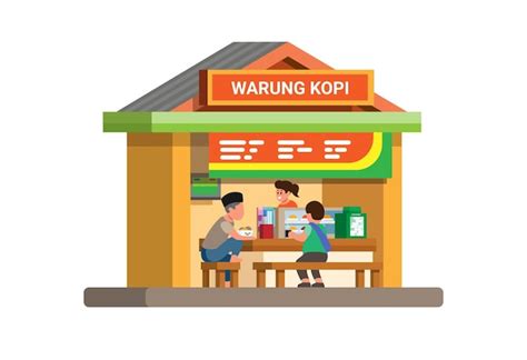 Premium Vector Warung Kopi Is Indonesian Traditional Coffee Shop 78080