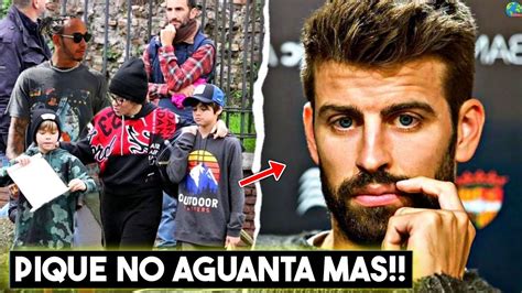 La INSÓLITA REACCIÓN de Piqué al ver a sus hijos Milán y Sasha con su