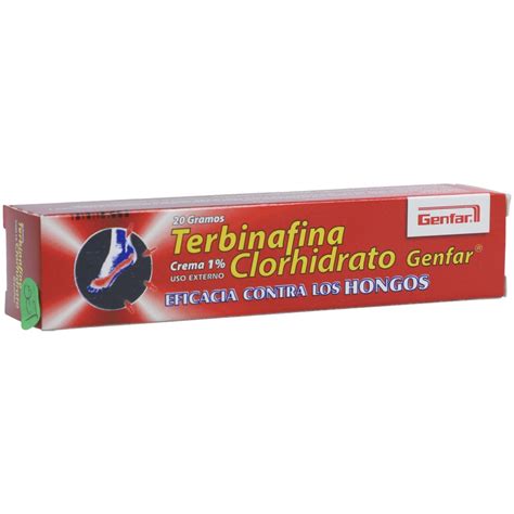 Terbinafina Crema Genfar Tubo De Gr Cruz Verde