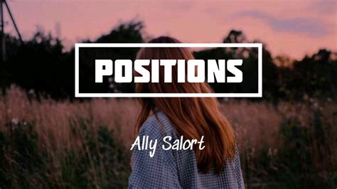 Ally Salort Positions Lyrics Youtube