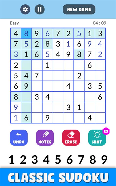 Sudoku Free Classic Sudoku Puzzles For Kindle Fire App On Appstore