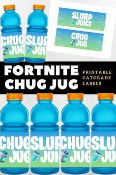 Fortnite Chug Jug And Slurp Juice Labels