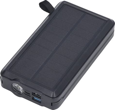 Solar Power Bank 30000 mAh Taşınabilir Telefon Şarj Cihazı Harici Pil