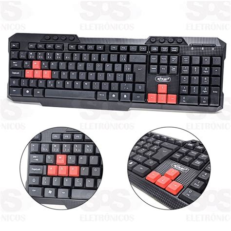 Teclado Multim Dia Teclas Destacadas Knup Kp A