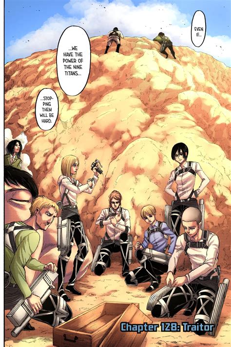 Shingeki No Kyojin Colored Chapter 128 In 2021 Shingeki No Kyojin