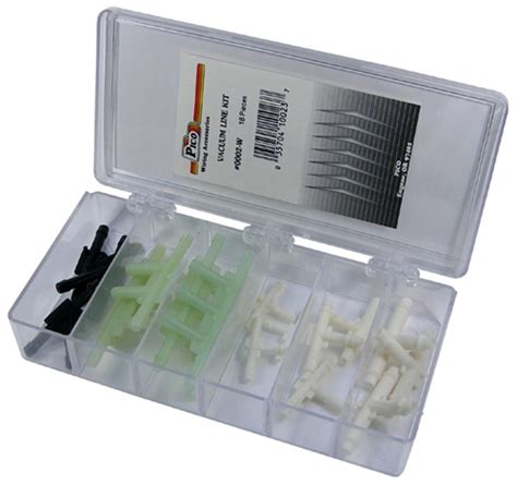 18 Piece Vacuum Line Connector Assortment In Plastic Kit Ebay