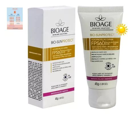 Bio Sun Protect Fps 60 Proteção Total Incolor Anti Idade 45g MercadoLivre