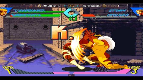 X Men Vs Street Fighter Fightcade Magneto Pe X Markymarks